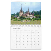 Calendrier des murs de la collection de châteaux (Jan 2027)