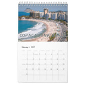 Calendrier des murs de la collection de plages (Feb 2027)