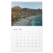 Calendrier des murs de la collection de plages (Jan 2026)