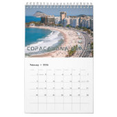 Calendrier des murs de la collection de plages (Feb 2026)