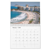 Calendrier des murs de la collection de plages (Feb 2026)