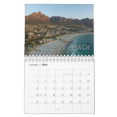 Calendrier des murs de la collection de plages (Jan 2026)