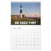 Calendrier des murs de la collection des phares (Jan 2027)