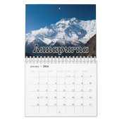 Calendrier des murs de la collection Mountains (Jan 2026)