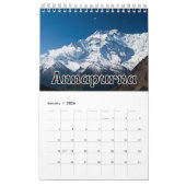 Calendrier des murs de la collection Mountains (Jan 2026)