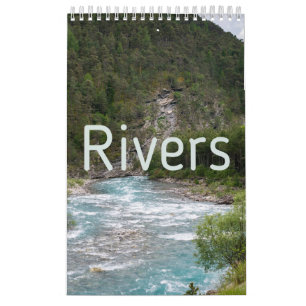 Calendrier des murs de la collection Rivers