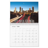 Calendrier des murs de la collection Skylines City (Jan 2026)