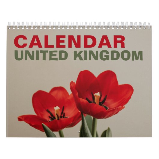 Calendrier des Murs de la Nature avec Vacances 202 (Protection)