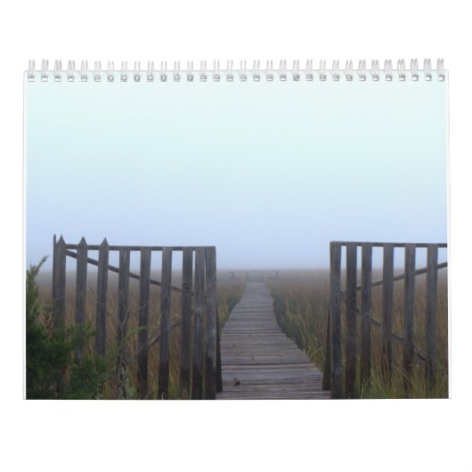 Calendrier des murs de l'île Pawleys (conception 5 (Dos)