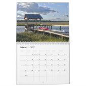 Calendrier des murs de l'île Pawleys (conception 5 (Feb 2027)