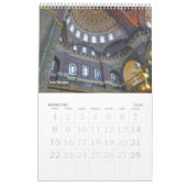 Calendrier des murs des mosquées d'Istanbul 12 moi (Feb 2026)