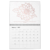 Calendrier des murs floraux 2023 | ROSE (Feb 2027)