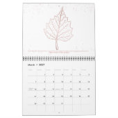 Calendrier des murs floraux 2023 | ROSE (Mar 2027)