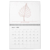 Calendrier des murs floraux 2023 | ROSE (Mar 2026)