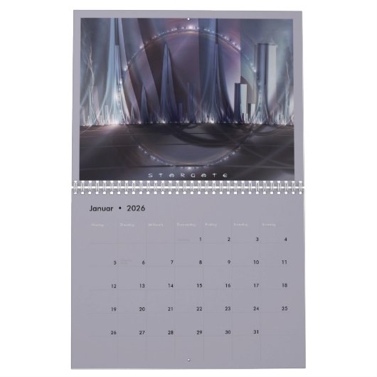 Calendrier des mystérious worlds (Jan 2026)