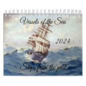 Calendrier des navires vintages (Protection)