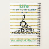 Calendrier des notes musicales (Dos)