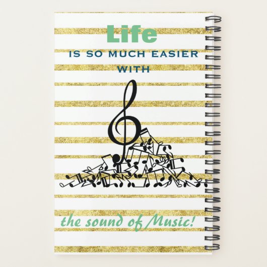 Calendrier des notes musicales (Dos)