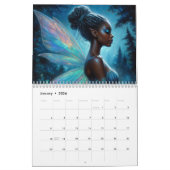 Calendrier des oeuvres d'art pour filles noires (Jan 2026)