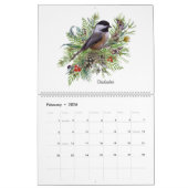 Calendrier des oiseaux (Feb 2026)