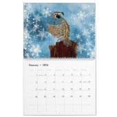 Calendrier des oiseaux 2026 de l’artiste Jennifer  (Feb 2026)