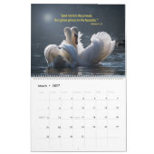 Calendrier des oiseaux 2027 - Avec des versets bib (Mar 2027)