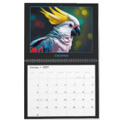 Calendrier des oiseaux colorés (Jan 2027)