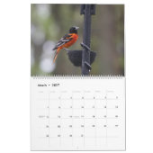 Calendrier des oiseaux d'Amérique du Nord (Mar 2027)