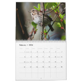 Calendrier des oiseaux du Vermont 2024 (Feb 2026)