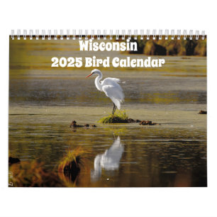Calendrier des oiseaux du Wisconsin 2025