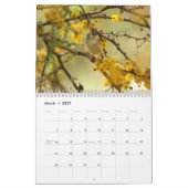 Calendrier des oiseaux et des fleurs 2020 (Mar 2027)