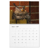 Calendrier des oiseaux Jardins 2025 (Mar 2027)