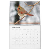 Calendrier des oiseaux Jardins 4e de la série (Jan 2026)