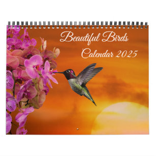 Calendrier des oiseaux magnifiques