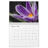 Calendrier des oiseaux, papillons et fleurs (Feb 2026)