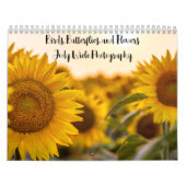 Calendrier des oiseaux, papillons et fleurs (Protection)