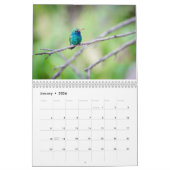 Calendrier des oiseaux, papillons et fleurs (Jan 2026)