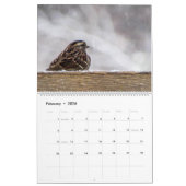 Calendrier des oiseaux Photographie du lac Hallowe (Feb 2026)