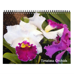 Calendrier des orchidées intemporelles
