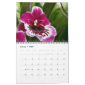 Calendrier des orchidées intemporelles (Jan 2026)