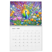 Calendrier des paons botaniques - Plumage saisonni (Mar 2027)