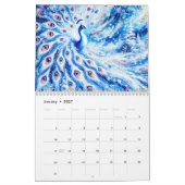 Calendrier des paons botaniques - Plumage saisonni (Jan 2027)