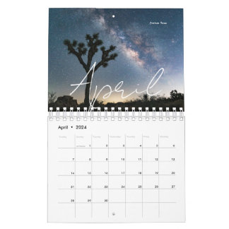 Calendrier des parcs nationaux des USA 2024
