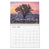 Calendrier des parcs nationaux des USA 2024 (Jan 2026)