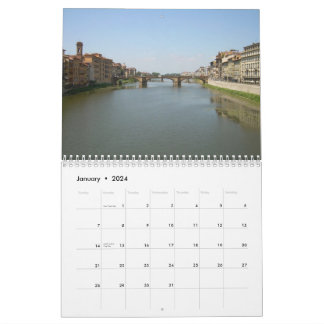 Calendrier des parois de fLORENCE