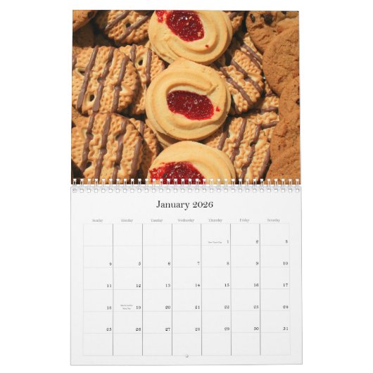 Calendrier des pâtisseries 2012 (Jan 2026)