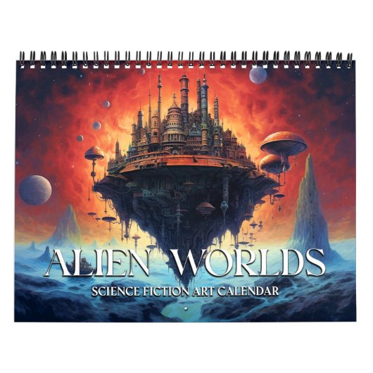 Calendrier des paysages Aliens de science-fiction (Protection)