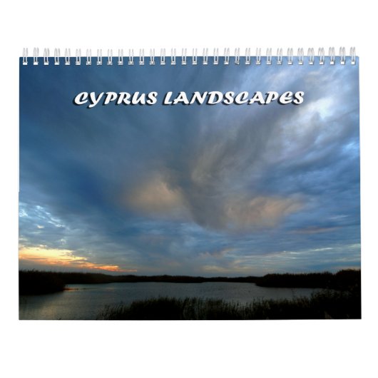 Calendrier des paysages de Chypre (Dos)