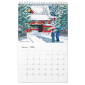 Calendrier des paysages de Kawase Hasui (Jan 2026)