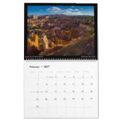 Calendrier des paysages de l'Utah 2022 (Feb 2027)